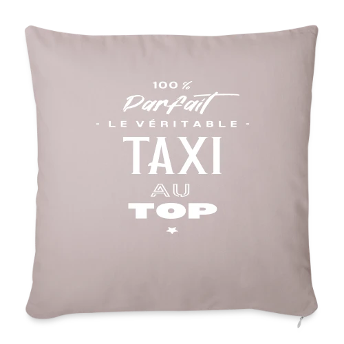 Taxi au Top : L'Humour sur la Route - Housse de coussin décorative 45 x 45 cm