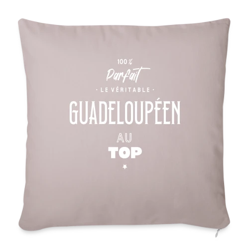 L'Authentique Guadeloupéen au Top ! - Housse de coussin décorative 45 x 45 cm