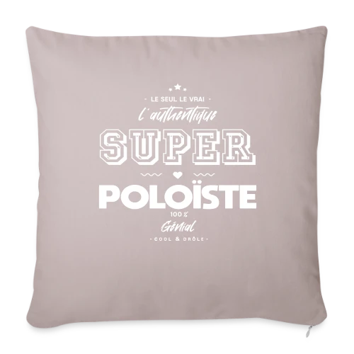 Super Poloïste Authentique : Le T-shirt Humour Water-Polo - Housse de coussin décorative 45 x 45 cm