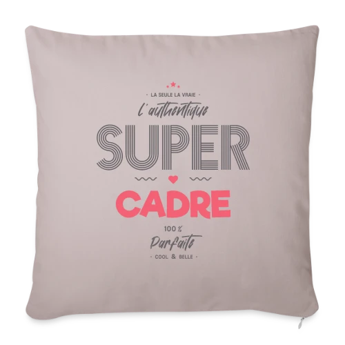 L'Authentique Super Cadre - Housse de coussin décorative 45 x 45 cm