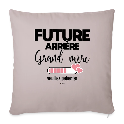 Future Arrière-Grand-Mère : La Belle Annonce - Housse de coussin décorative 45 x 45 cm