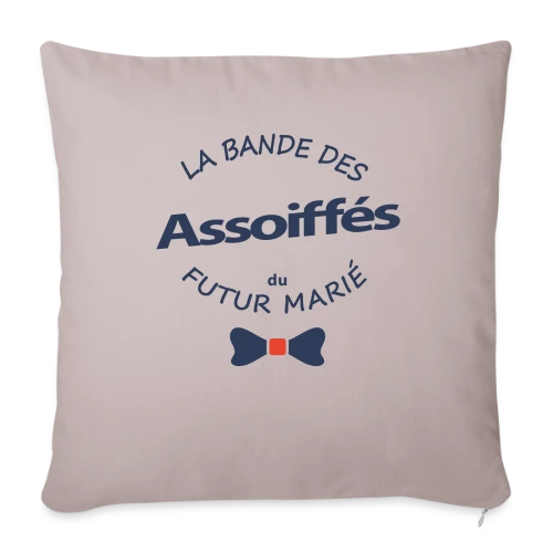 La Bande des Assoiffés du Marié - Housse de coussin décorative 45 x 45 cm