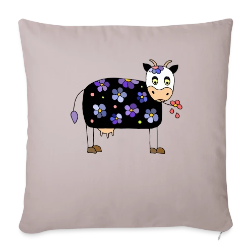 La Vache Rigolote - Housse de coussin décorative 45 x 45 cm
