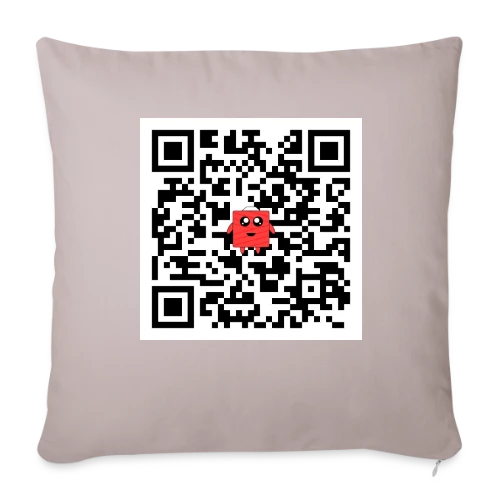 QR Code Mignon - Housse de coussin décorative 45 x 45 cm