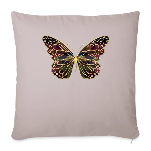 Papillon Aérien - Housse de coussin décorative 45 x 45 cm