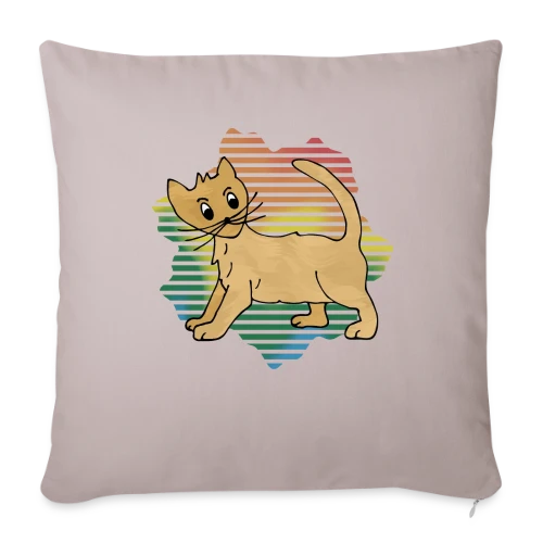 Mon Chat Adoré - Housse de coussin décorative 45 x 45 cm