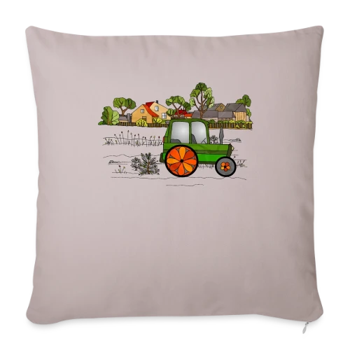 Passion Tracteur - Housse de coussin décorative 45 x 45 cm