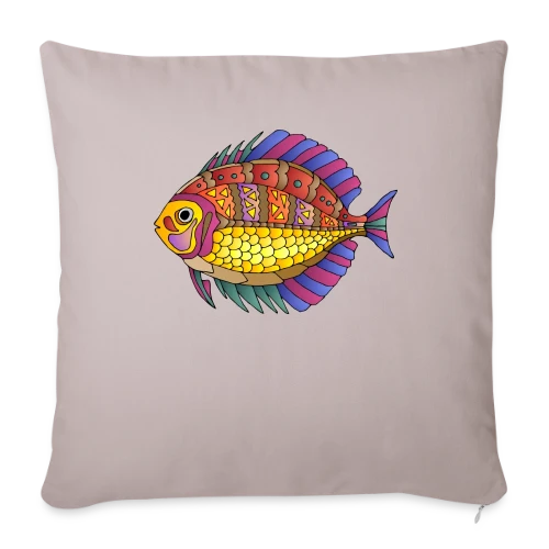 Ryba, l'Esprit du Poisson - Housse de coussin décorative 45 x 45 cm
