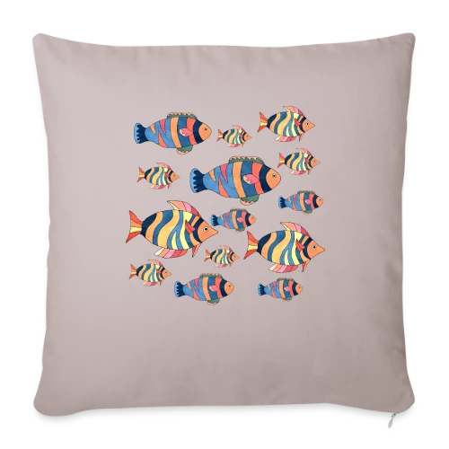 Passion Pêche : L'Esprit du Poisson - Housse de coussin décorative 45 x 45 cm