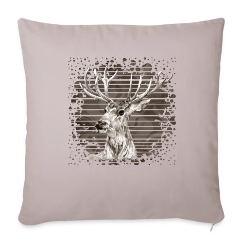 Esprit Cerf Majestueux - Housse de coussin décorative 45 x 45 cm