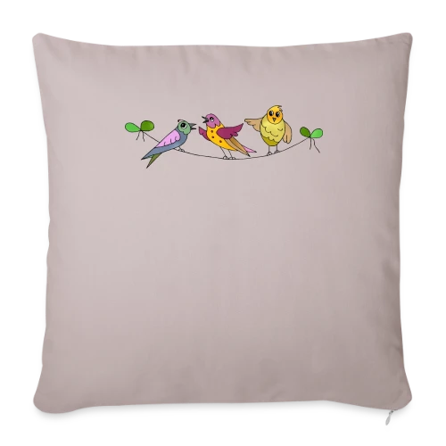 L'Oiseau Libre - Housse de coussin décorative 45 x 45 cm