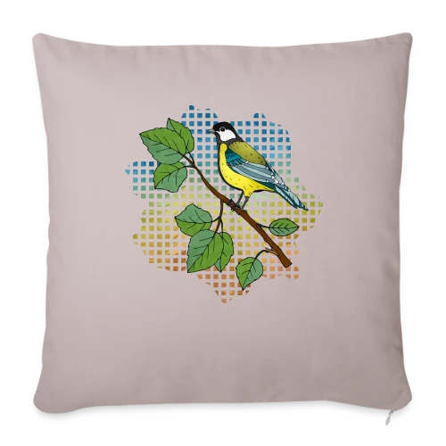 Oiseau Arc-en-Ciel - Housse de coussin décorative 45 x 45 cm