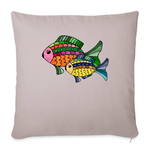Passion Pêcheur - Housse de coussin décorative 45 x 45 cm