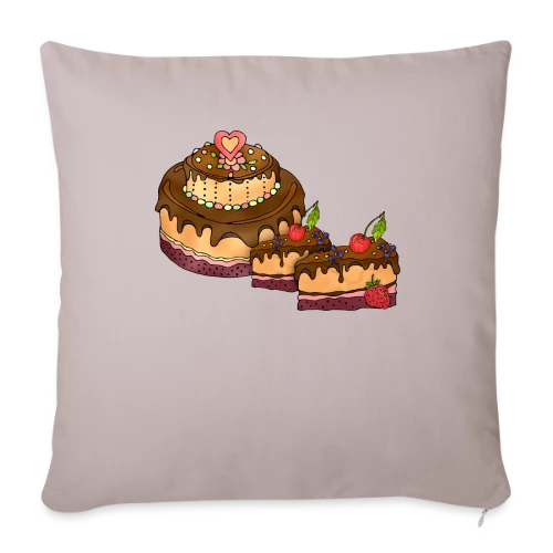 Gâteau Festif - Housse de coussin décorative 45 x 45 cm