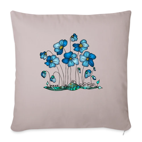 Harmonie Florale - Housse de coussin décorative 45 x 45 cm