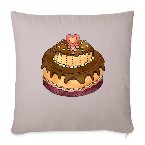 Gâteau Festif - Housse de coussin décorative 45 x 45 cm