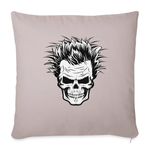 Crâne de Savant Fou - Housse de coussin décorative 45 x 45 cm