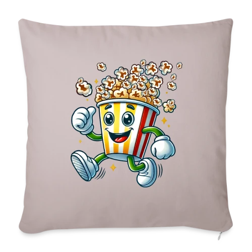 T-shirt Popcorn Comique : La Star de Vos Soirées Ciné - Housse de coussin décorative 45 x 45 cm
