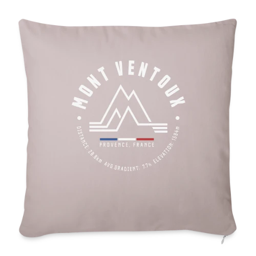 Mont Ventoux - Le Géant de Provence Cyclisme - Housse de coussin décorative 45 x 45 cm