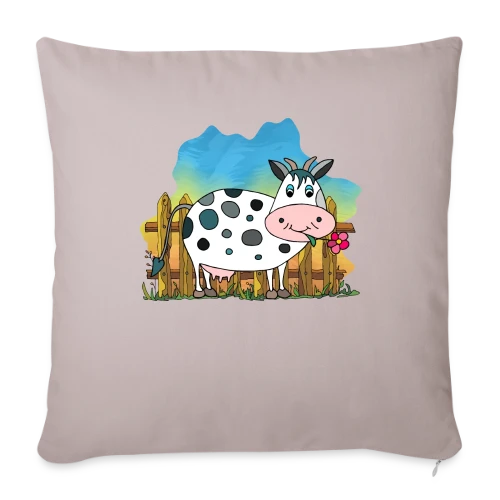 La Vache Rigolote - Housse de coussin décorative 45 x 45 cm