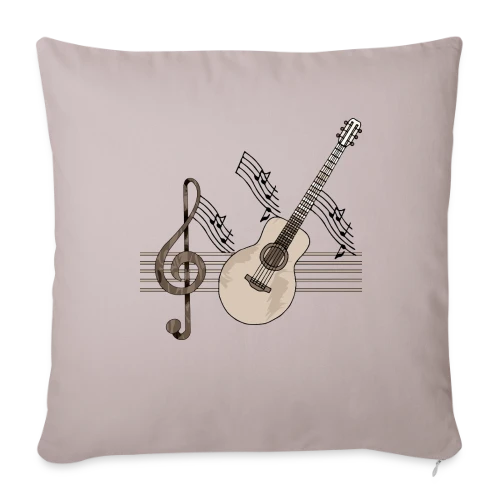 Guitare Addict - Housse de coussin décorative 45 x 45 cm