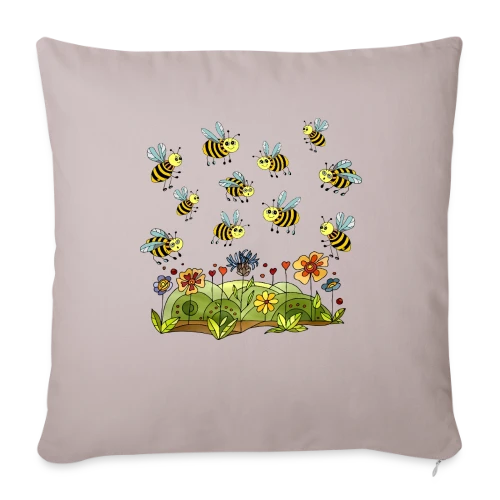 Monde des Insectes - Housse de coussin décorative 45 x 45 cm