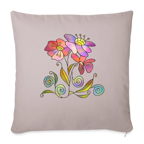 Esprit Libre - Housse de coussin décorative 45 x 45 cm