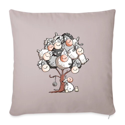 Petit Mouton Laineux Câlin - Housse de coussin décorative 45 x 45 cm