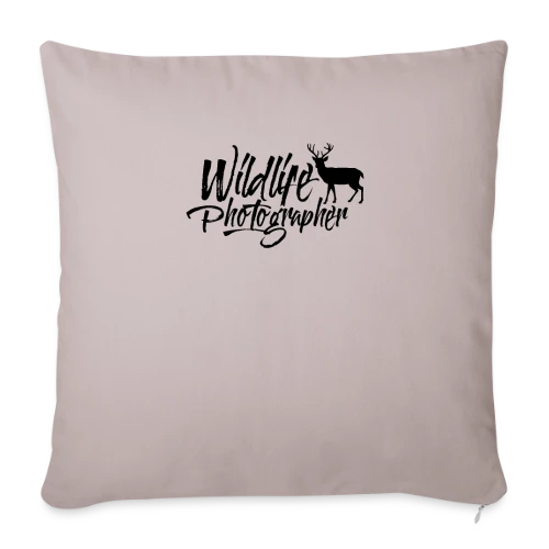 Photographe Animalier - Housse de coussin décorative 45 x 45 cm