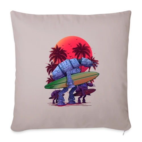 L'Été Galactique des AT-AT - Housse de coussin décorative 45 x 45 cm