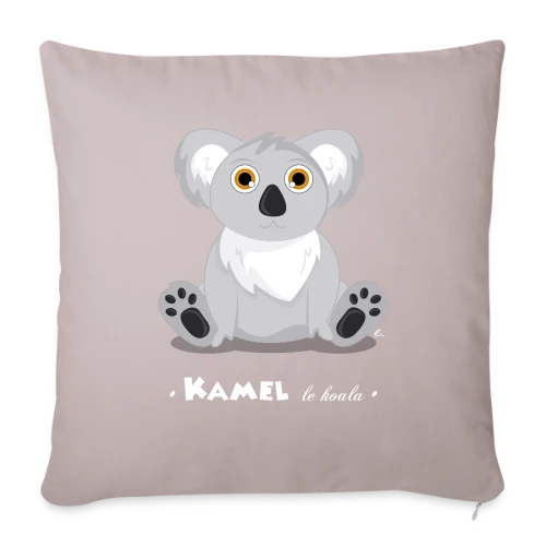 Kamel le Koala : Tendresse Exotique - Housse de coussin décorative 45 x 45 cm