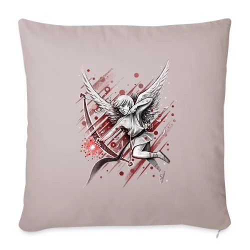 Cupidon, la Flèche d'Amour - Housse de coussin décorative 45 x 45 cm