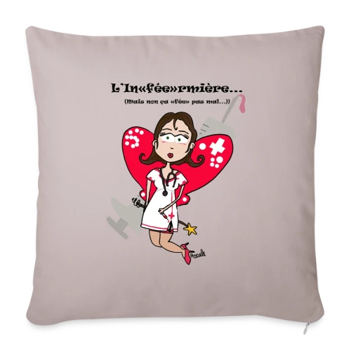 Inféermière Passionnée - Housse de coussin décorative 45 x 45 cm
