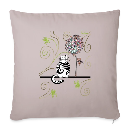 Mon Chat Adoré - Housse de coussin décorative 45 x 45 cm
