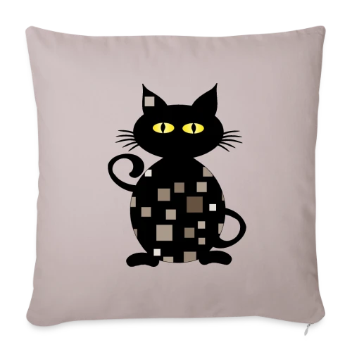 Mon Adorable Chat - Housse de coussin décorative 45 x 45 cm