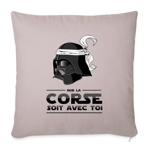 Dark Vador Corse Humour - Housse de coussin décorative 45 x 45 cm