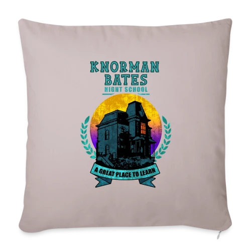 Knorman Bates : Cours du Soir - Housse de coussin décorative 45 x 45 cm