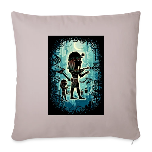 Pharaon du Travail - Housse de coussin décorative 45 x 45 cm