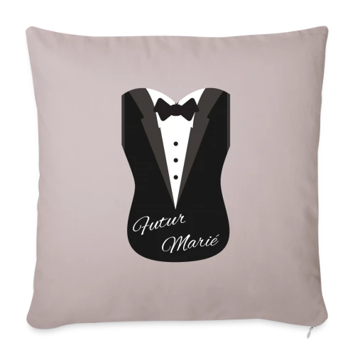 T-shirt EVG : Le Futur Marié - Humour Garanti ! - Housse de coussin décorative 45 x 45 cm