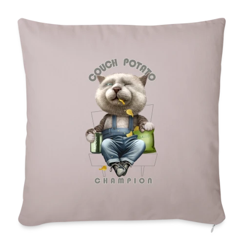 Roi du Canapé - Housse de coussin décorative 45 x 45 cm