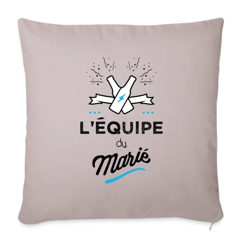 EVG L'Équipe du Marié - Housse de coussin décorative 45 x 45 cm