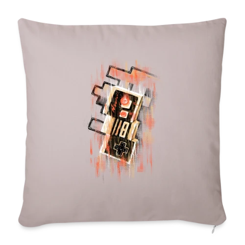 Manette Rétro Floue NES - Housse de coussin décorative 45 x 45 cm