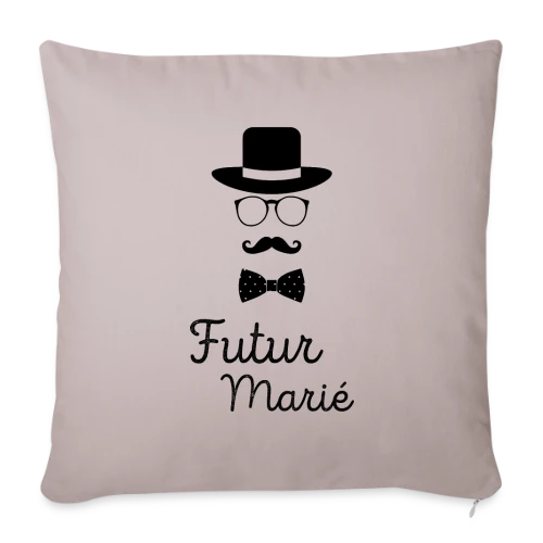 Futur Marié Dandy Chic - Housse de coussin décorative 45 x 45 cm