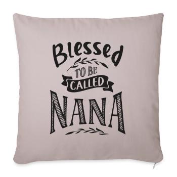 B To Be Called Nana - Sofa pillowcase 17,3'' x 17,3'' (45 x 45 cm) - light taupe - Front
