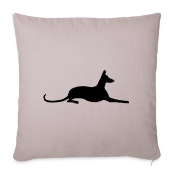 podenco - Housse de coussin décorative 45 x 45 cm - taupe clair - Devant