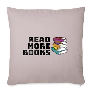 Read more books - Sofakissenbezug 45 x 45 cm - helles Taupe - Vorne