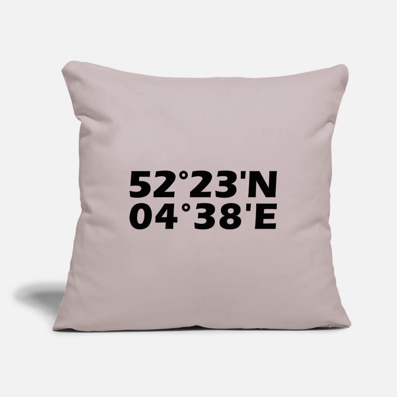 Haarlem Coordinates Sofa pillowcase 17,3'' x 17,3'' (45 x 45 cm)