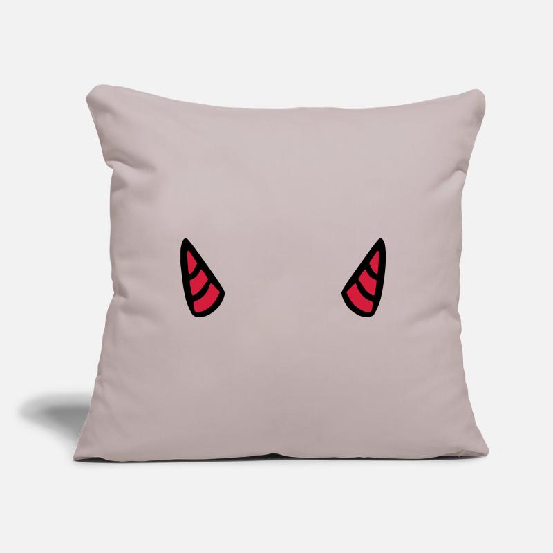 Devil's horn devil devil horn evil Sofa pillowcase 17,3'' x 17,3'' (45 x 45 cm)