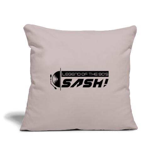 DJ SASH! Turntable 2020 Logo - Sofa pillowcase 17,3'' x 17,3'' (45 x 45 cm)
