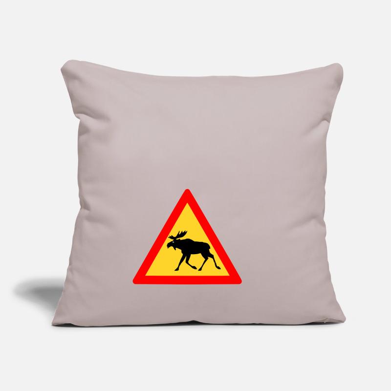 Grumpy Elch Sofakissenbezug 45 x 45 cm